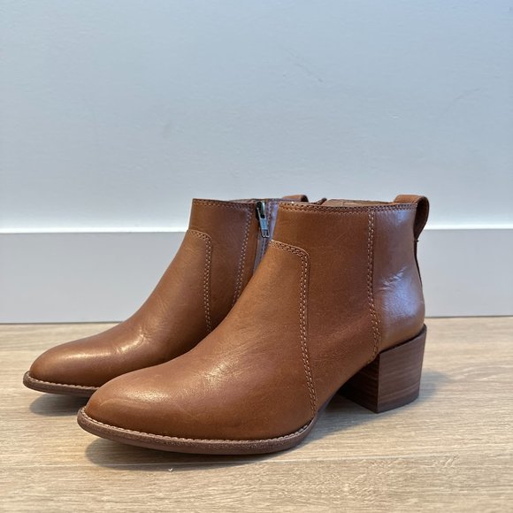 *EUC Only Worn Once* Madewell Leather Booties The Asher Boots size 5.5 - Picture 8 of 16